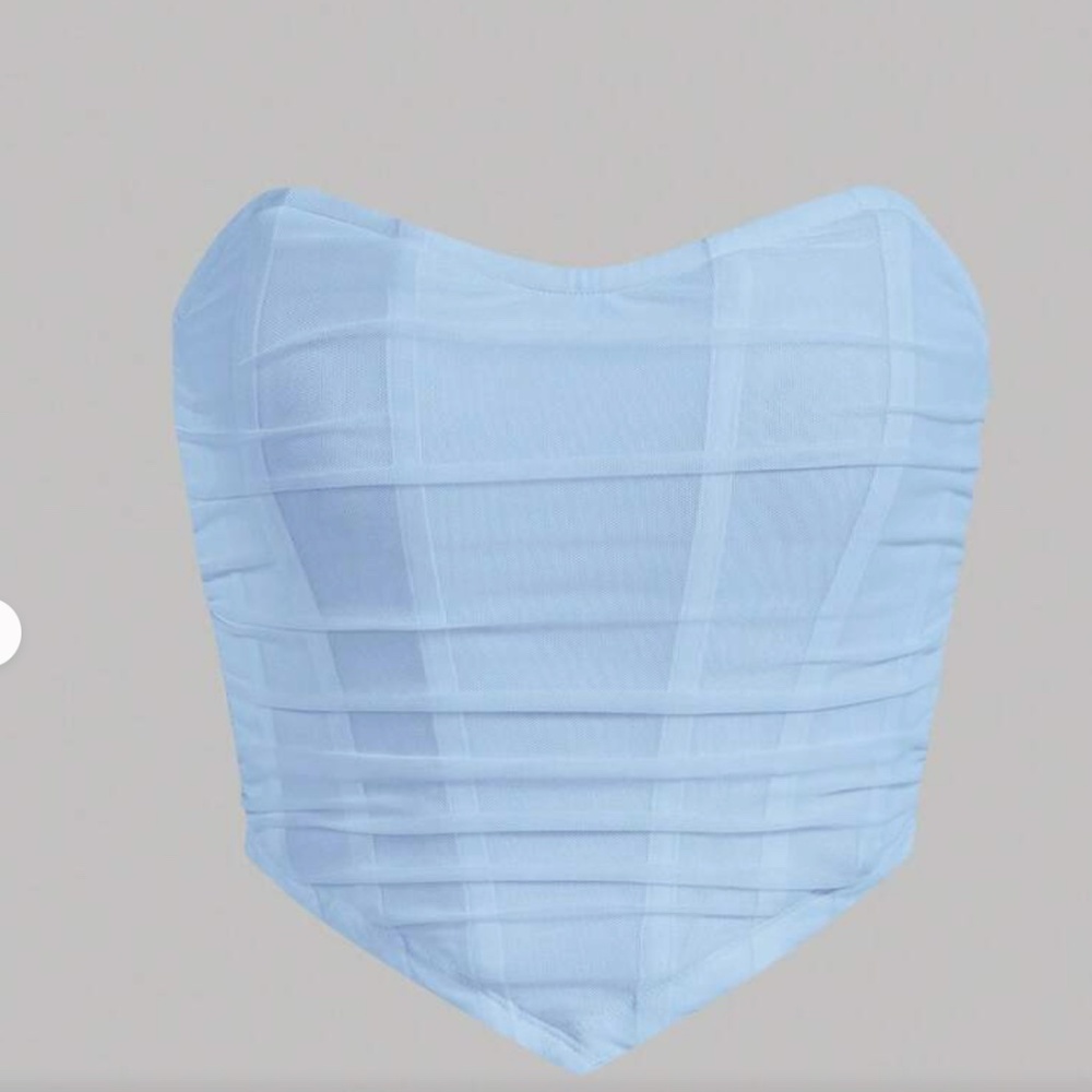 Blue Corset Top